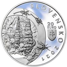 2021 - 20 € Objavenie Demänovskej jaskyne slobody - 100. výročie Ag Proof
