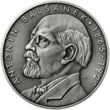 Antonín Balšánek - 150. výročí narození stříbro antik