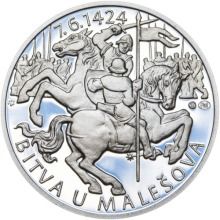 Bitva u Malešova - 590. výročí stříbro antik