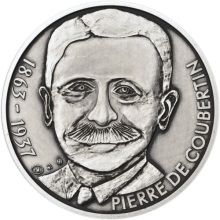 Pierre de Coubertin - 150. výročí narození Ag antik