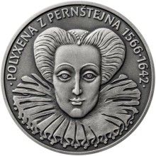 Polyxena z Pernštejna - 450. výročí narození stříbro antik