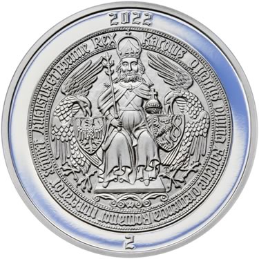 Náhled Reverzní strany - 2022 - Proof - Karel IV - 2 dukát Ag