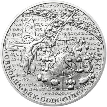 Náhled Averzní strany - Karel IV. římský císař  Ag 1 Oz b.k.