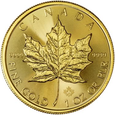 Náhled Reverzní strany - Maple Leaf 1 Oz - Investiční zlatá mince