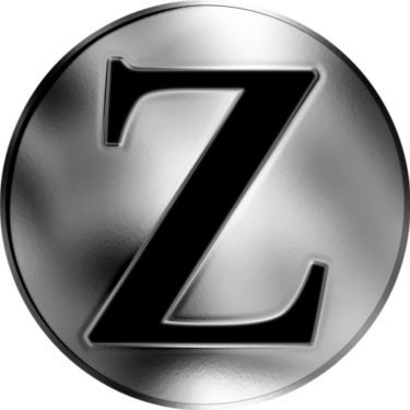Náhled Reverzní strany - Česká jména - Zbyněk - velká stříbrná medaile 1 Oz